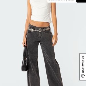 Raelynn Washed Low Rise Jeans